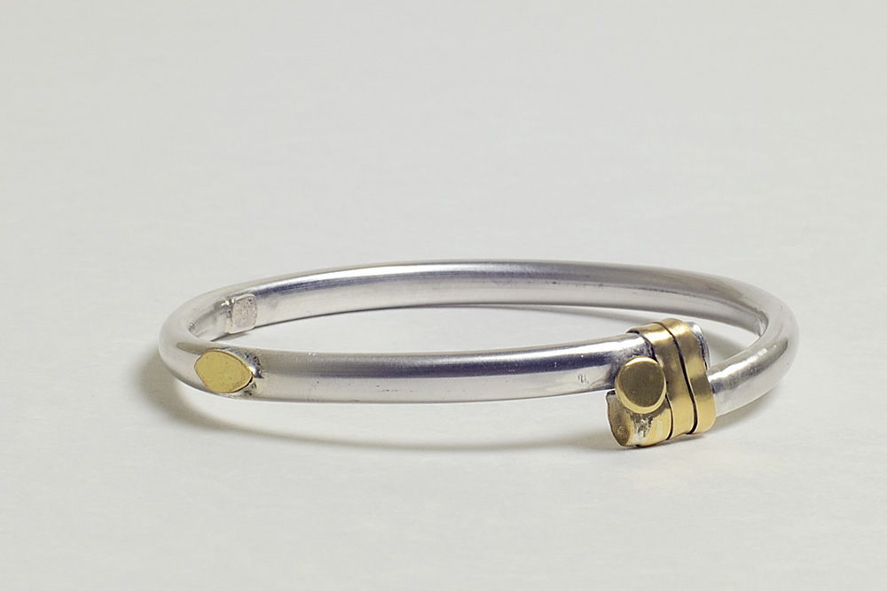 Bracelet in silver and gold